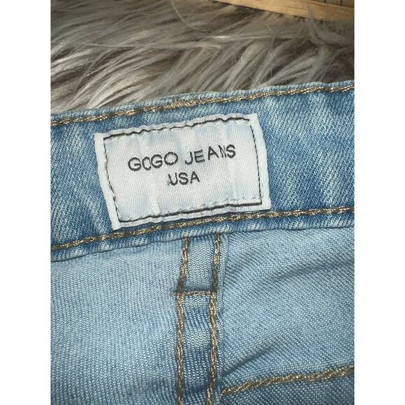 Gogo women’s distressed blue jeans - Picture 10 of 11